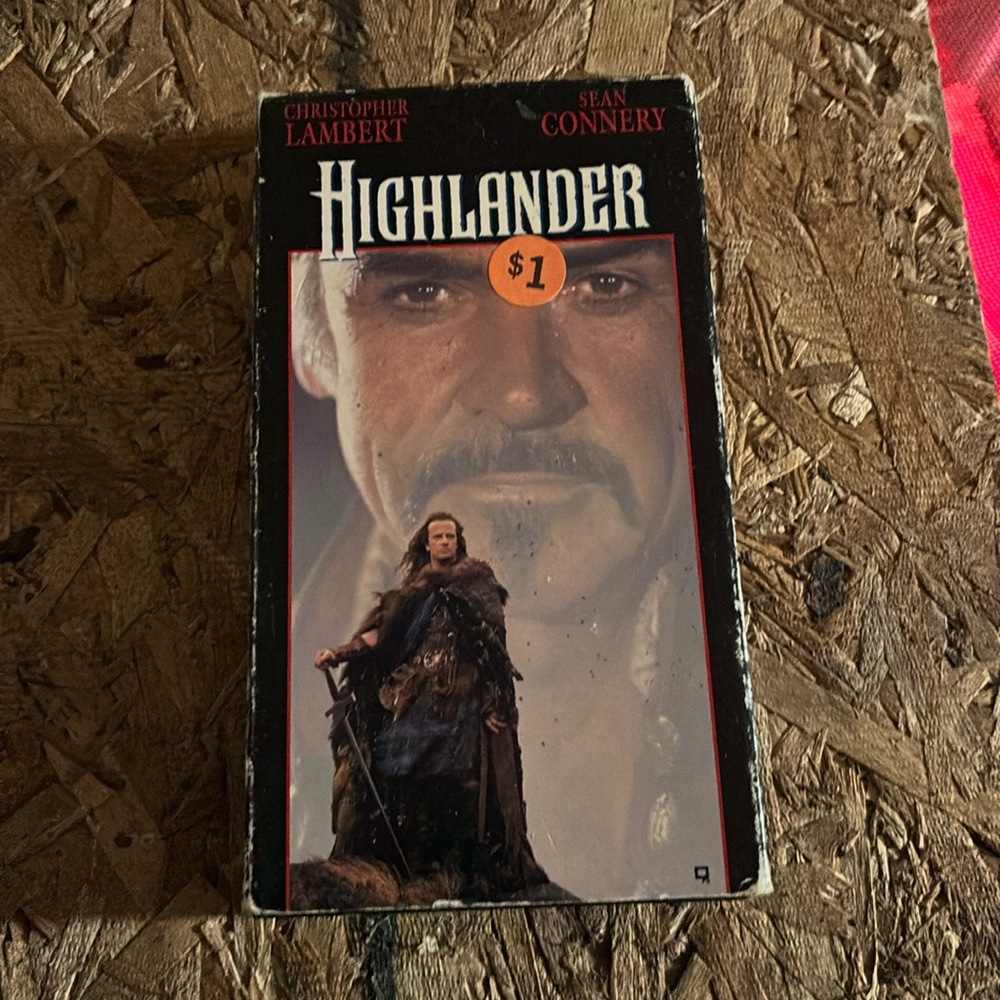 HIGHLANDER VHS